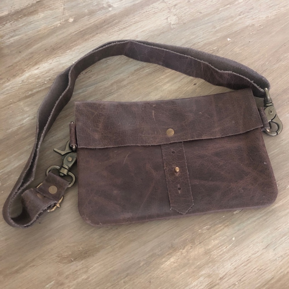 Genuine Leather Belt Bag